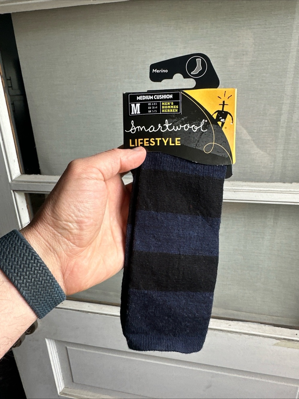 New Smartwool Socks Merino Wool Medium Men’s Size 6-8.5 Cushion Made In USA